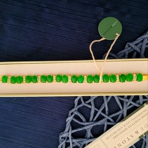 Jade and stone bracelet